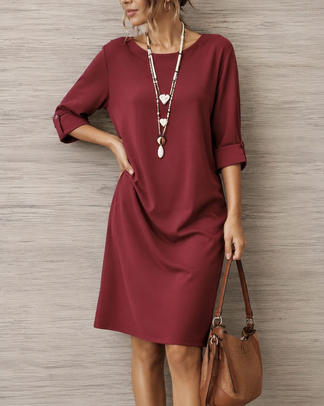 Odette | Robe midi qui affine la taille