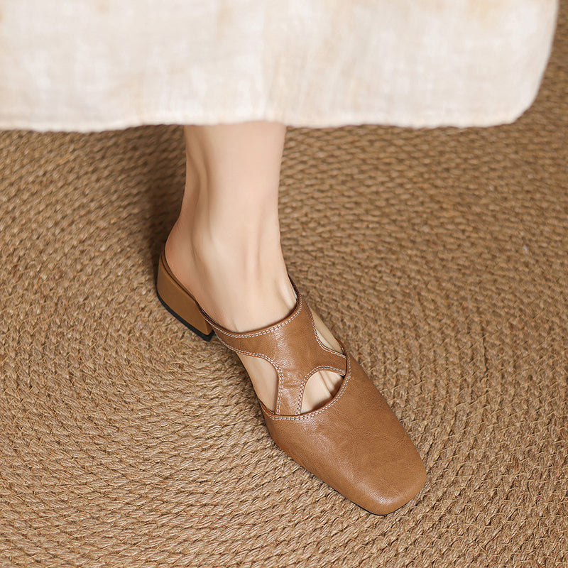 Dessa | Mules en Cuir