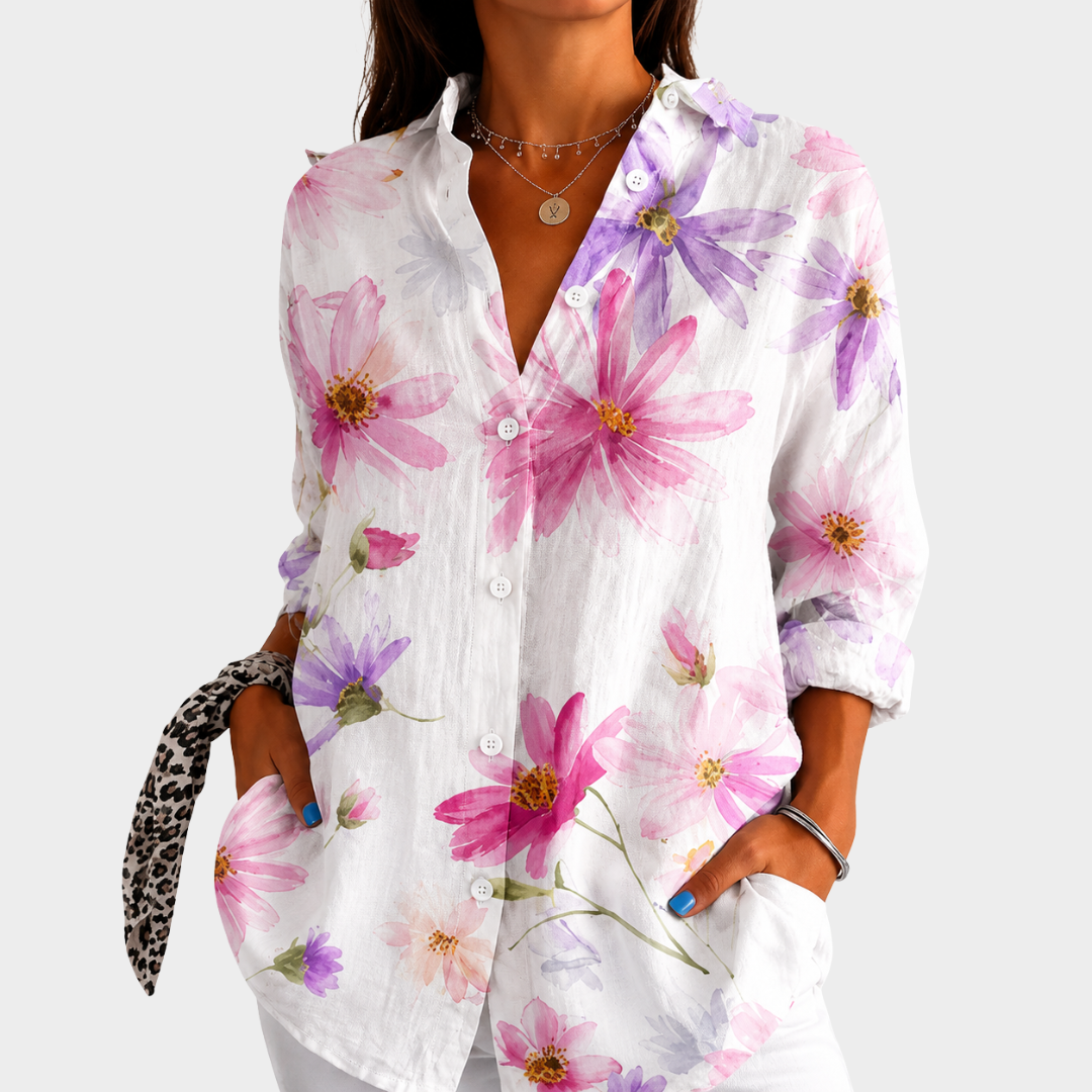 Blusa Harmony de flores suaves