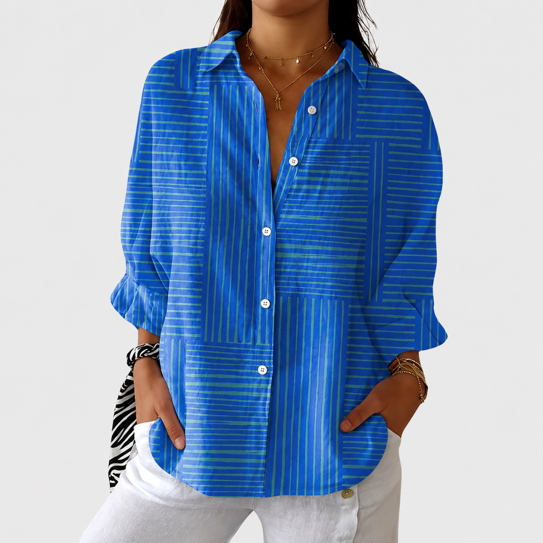 Blusa ligera y colorida con estampado