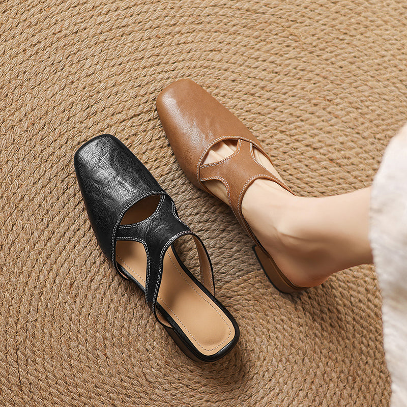 Dessa | Mules en Cuir