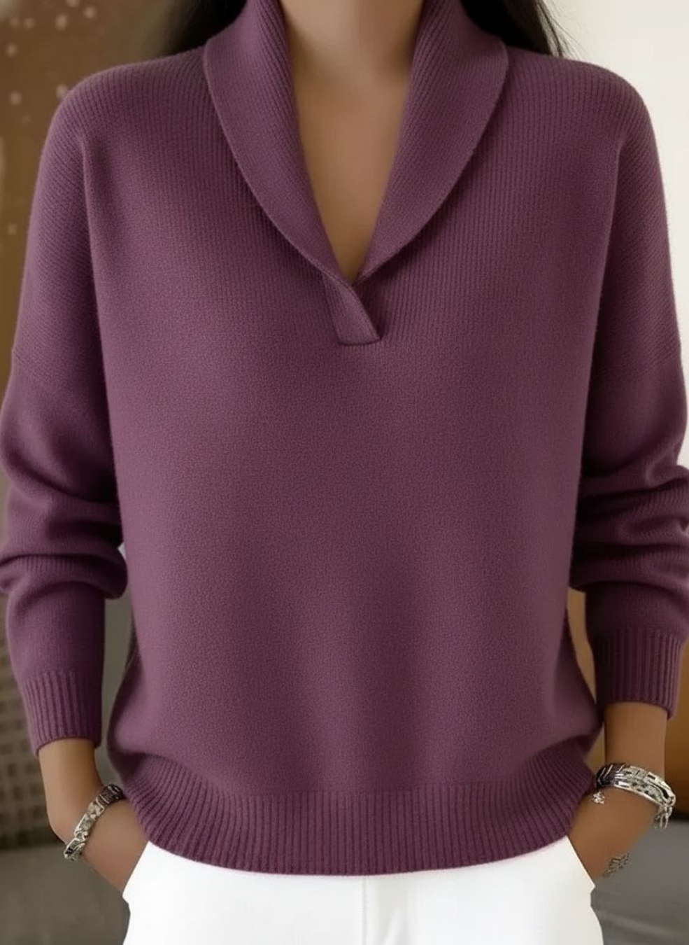 JULIETTE™ | Jersey con cuello en V