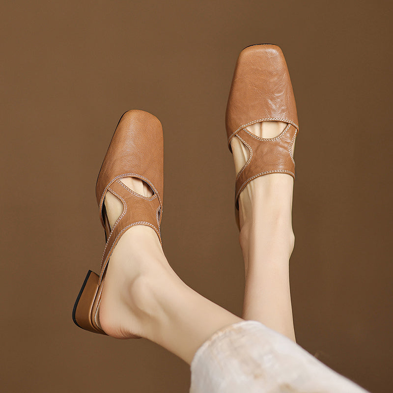 Dessa | Mules en Cuir