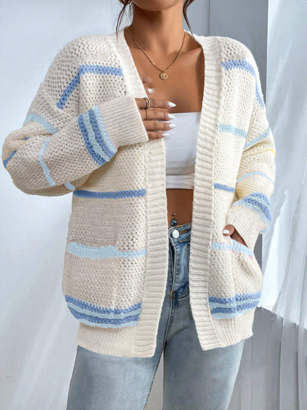 Chloé | Cardigan oversize en maille ouvert sur le devant