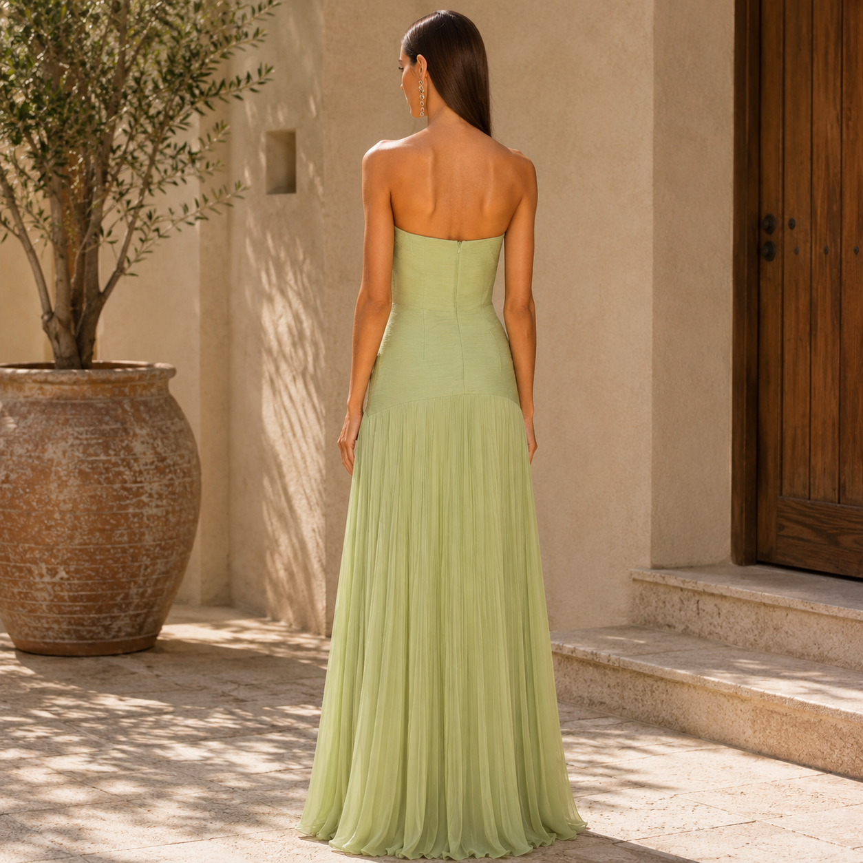 Vestido De Hombros Descubiertos