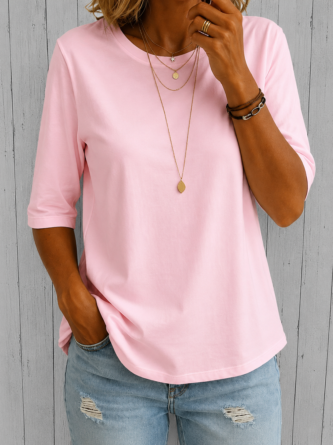 Harper | Camiseta informal de manga corta para el día a día