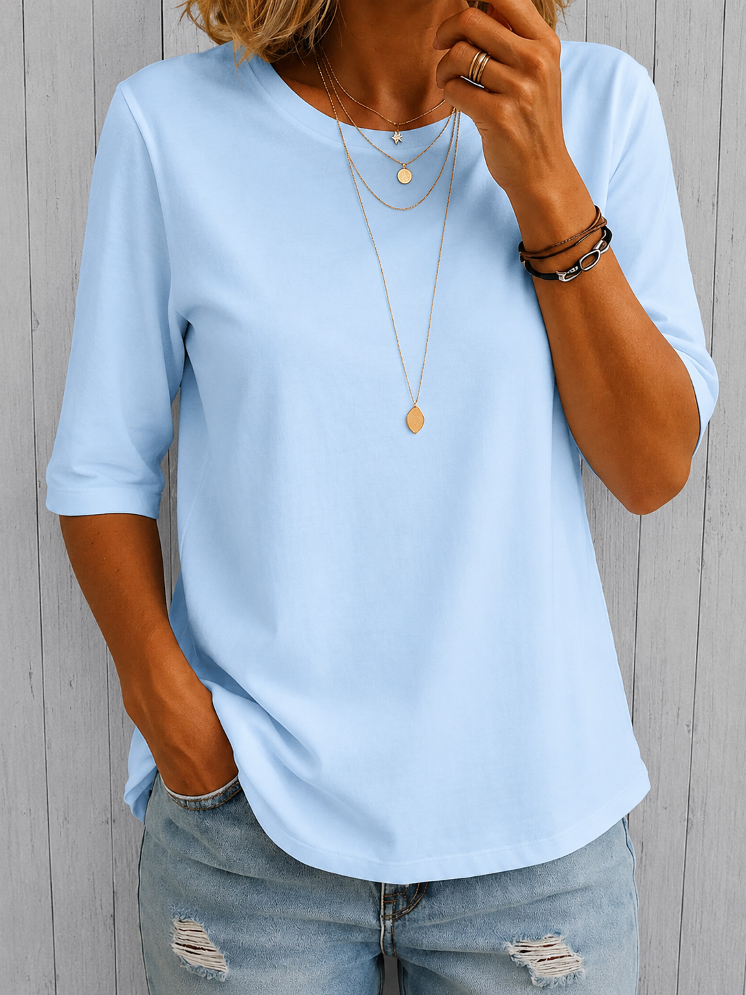 Harper | Camiseta informal de manga corta para el día a día