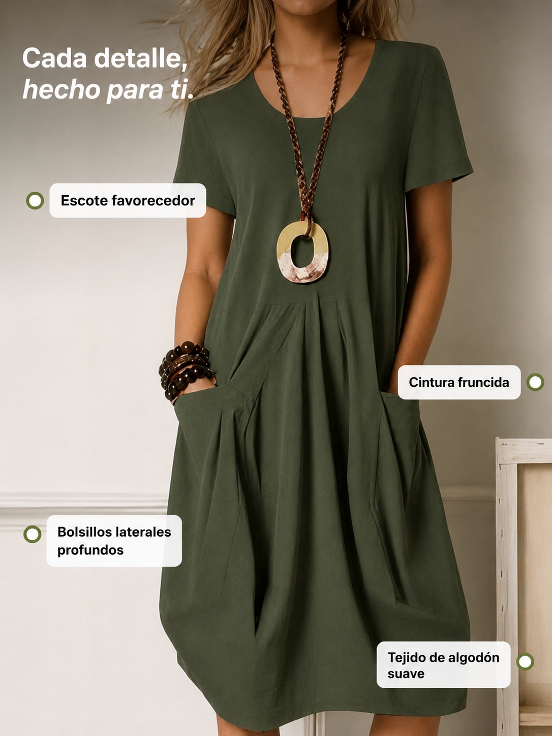 JUANI | VESTIDO HOLGADO INFORMAL