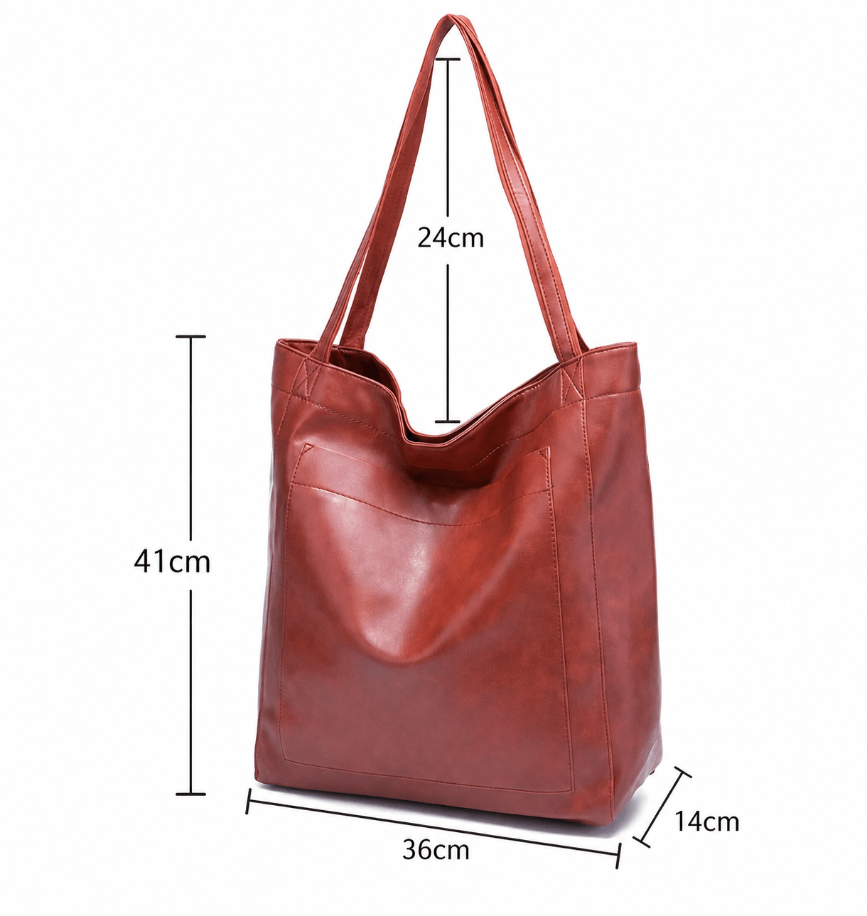 Juana - Bolsa Tote de Cuero Minimalista