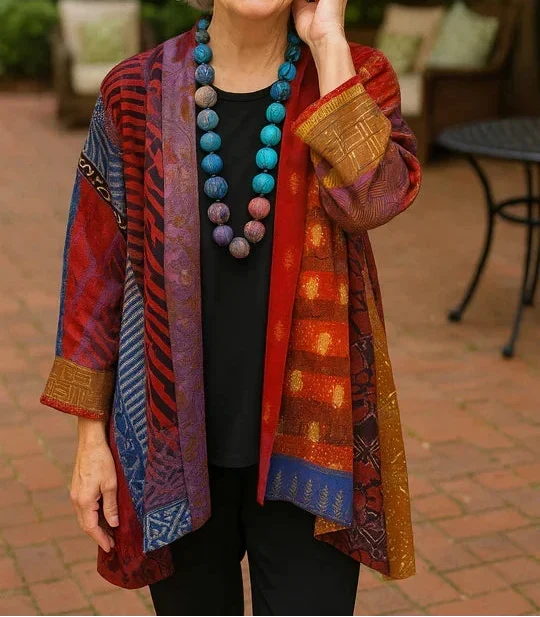 Sophie | Gilet élégant à effet drapé