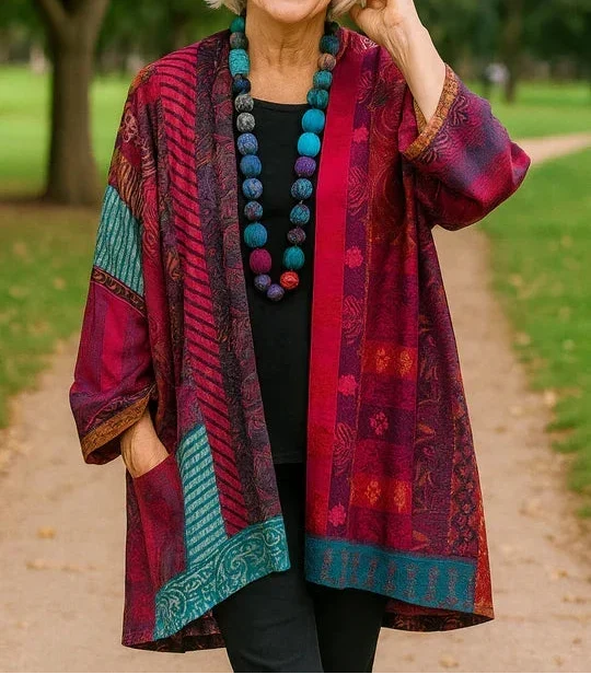 Sophie | Gilet élégant à effet drapé