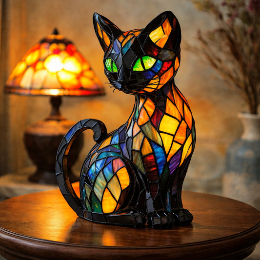 Lampe chat Emeralda
