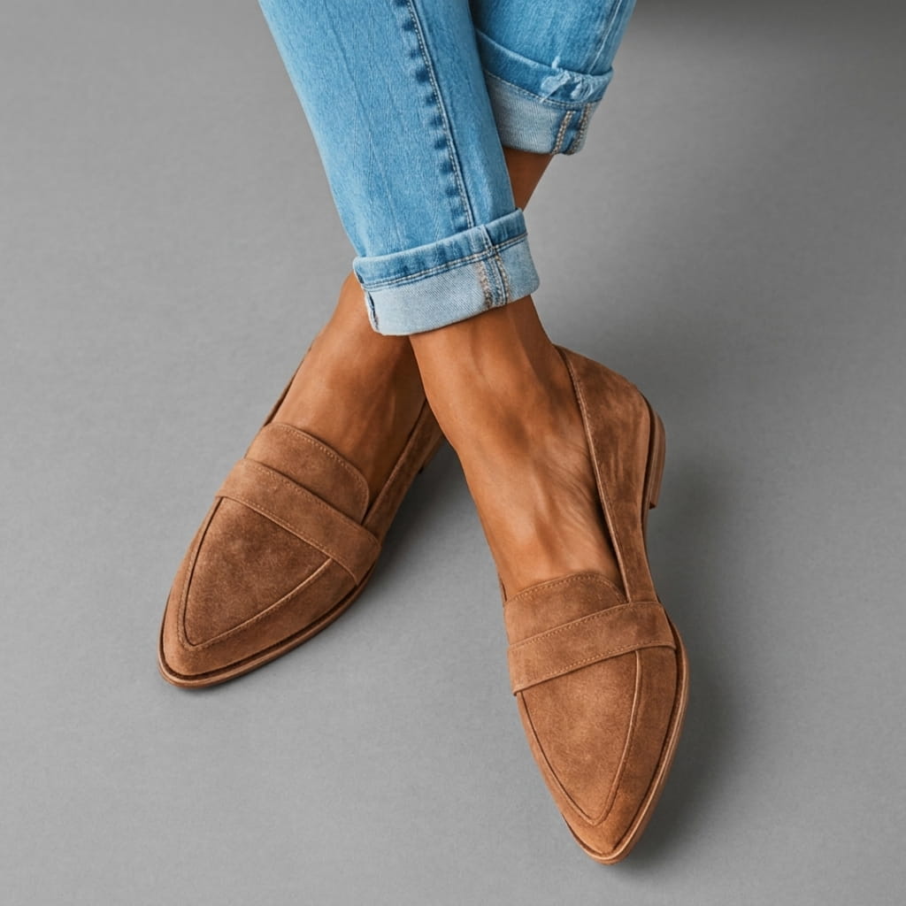 Teodora | Mocassins en daim doux