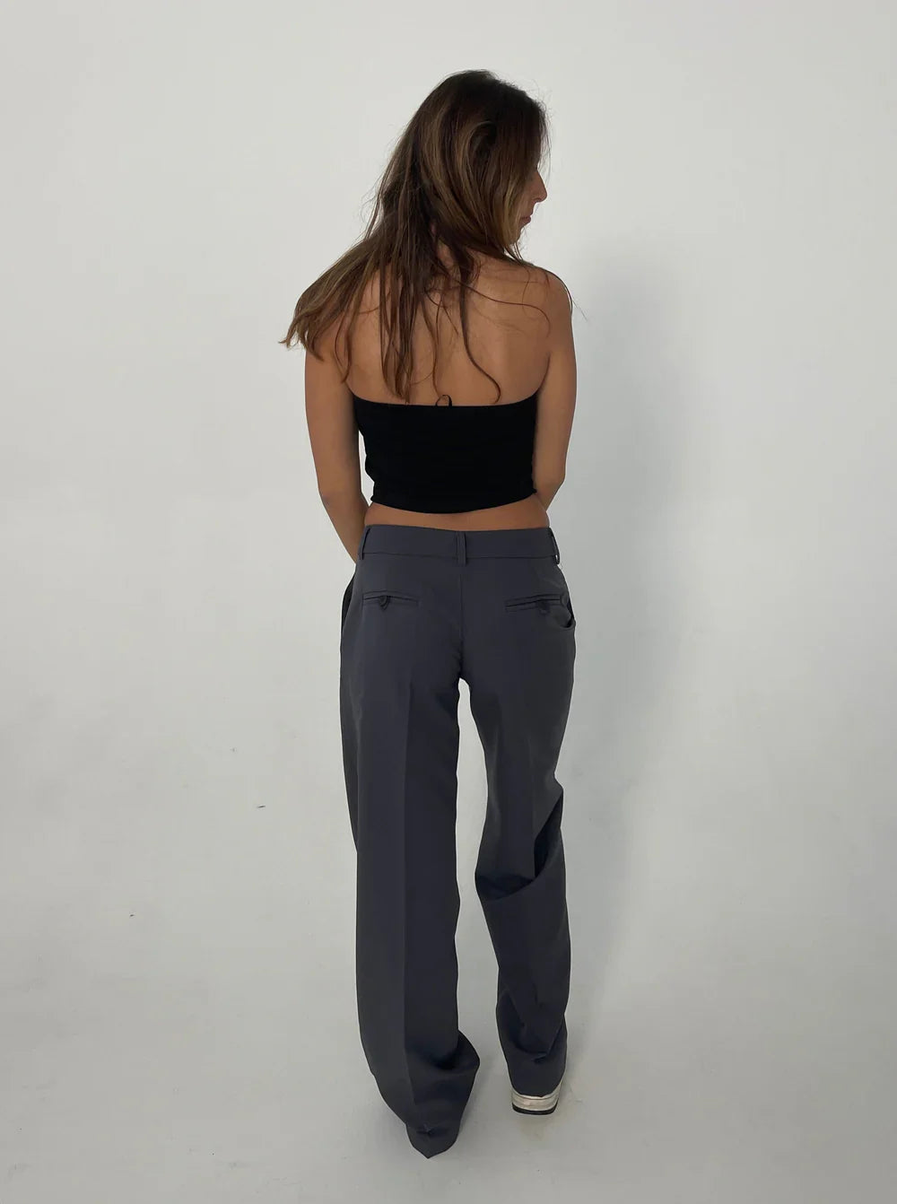 Pantalón De Pinzas Romane