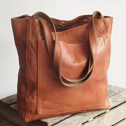Juana - Bolsa Tote de Cuero Minimalista