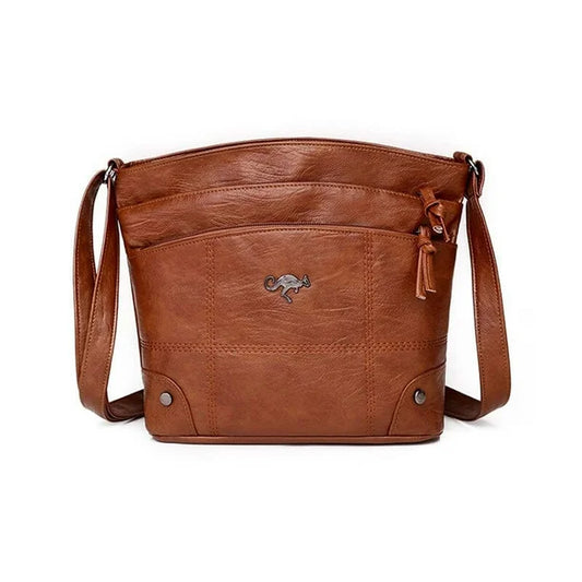 Silvia - Bolsa Cruzada con Emblema de Canguro
