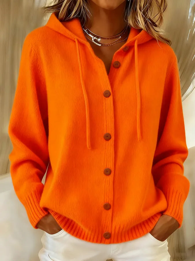 AURÉLIE™ | Sudadera cárdigan acogedora con botones