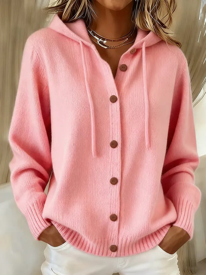 AURÉLIE™ | Sudadera cárdigan acogedora con botones