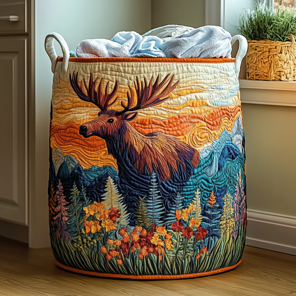 Panier matelassé avec élan