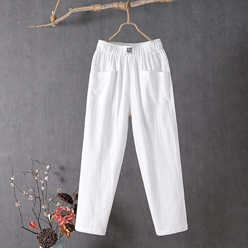Alyra - Pantalones relajados con bolsillos