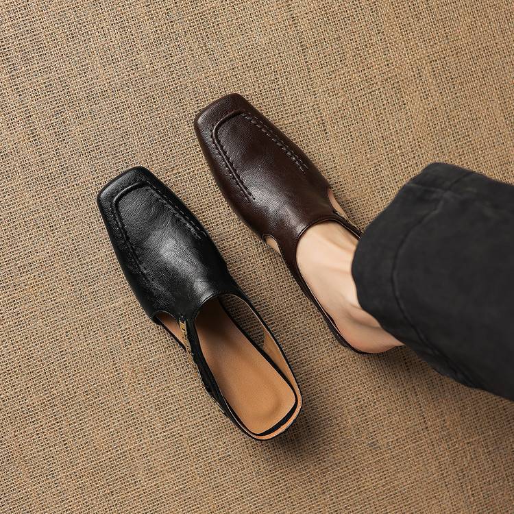 Vyla | Mules en Cuir