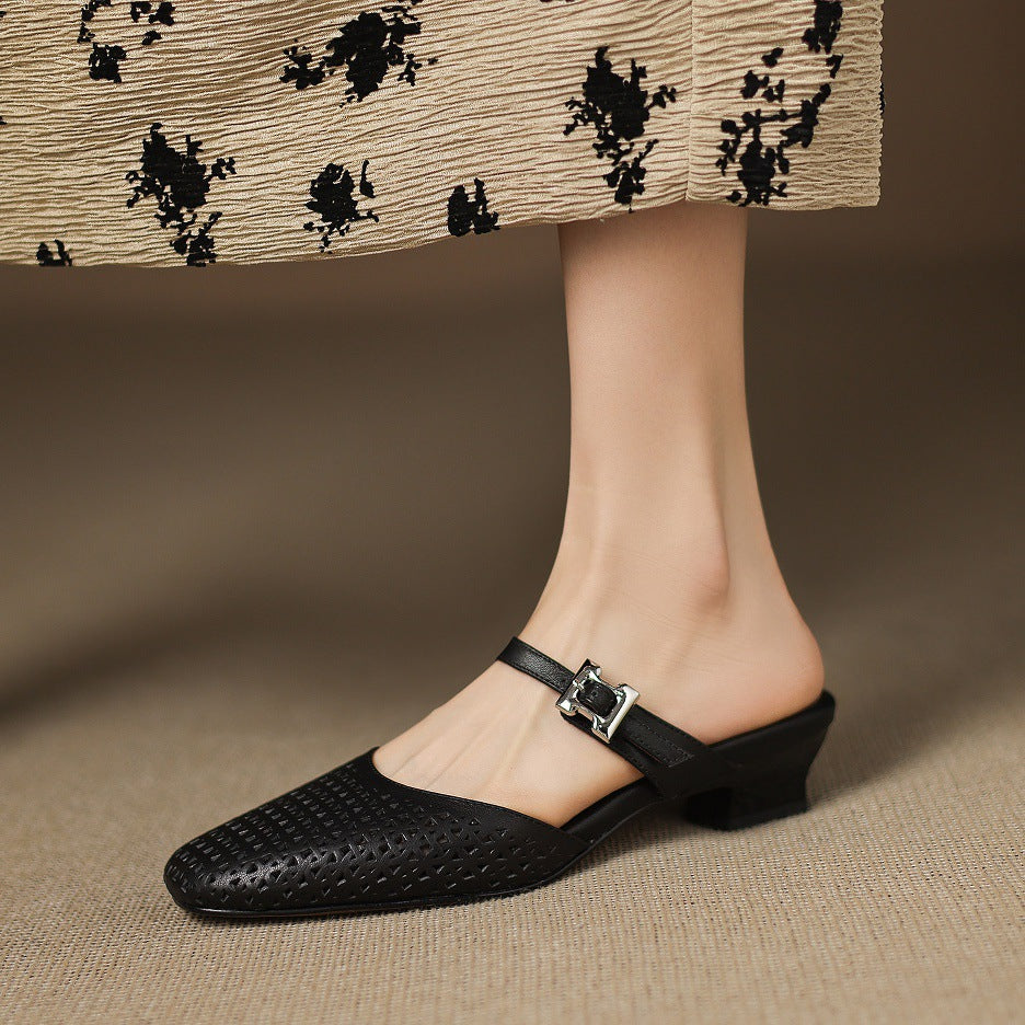 Nilda | Mules en Cuir
