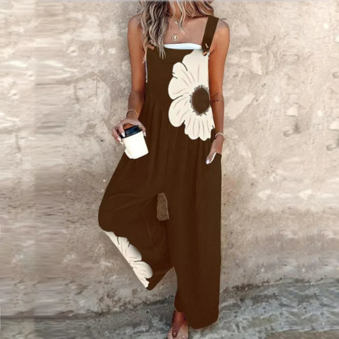 Mono cómodo con estampado