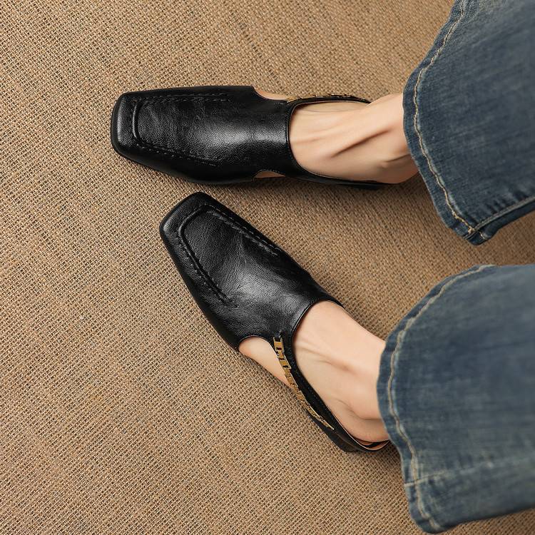 Vyla | Mules en Cuir