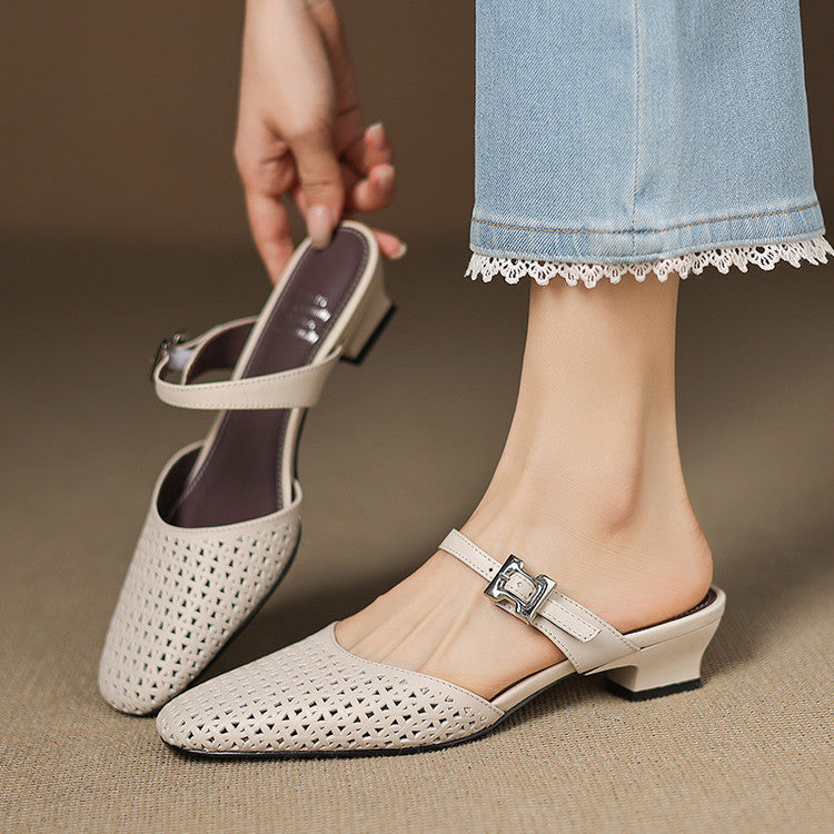 Nilda | Mules en Cuir