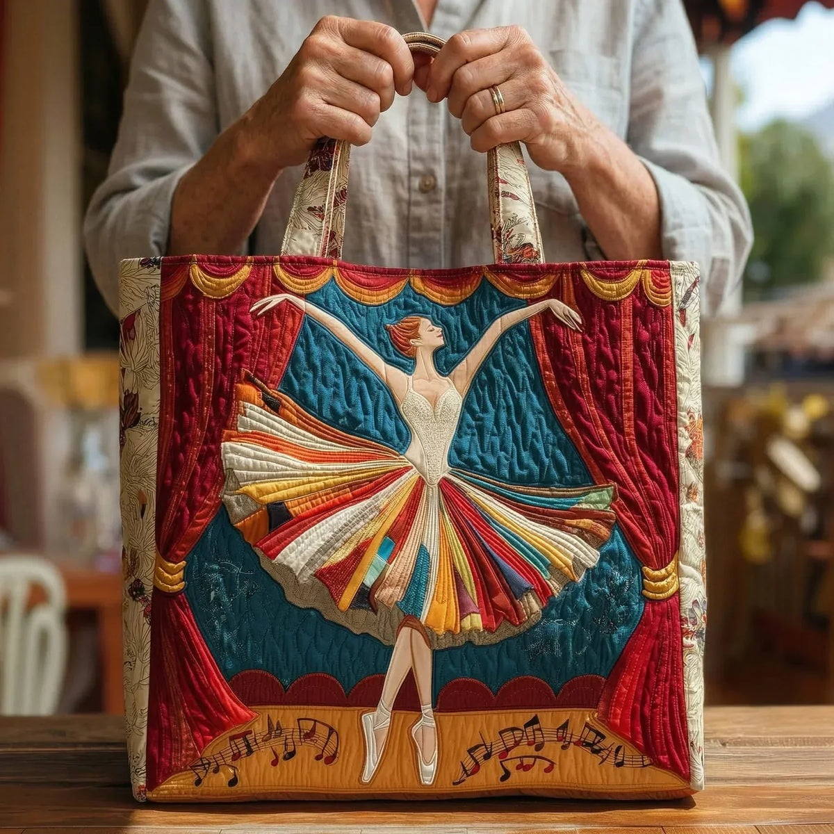 Sac cabas matelassé - Élégante ballerine