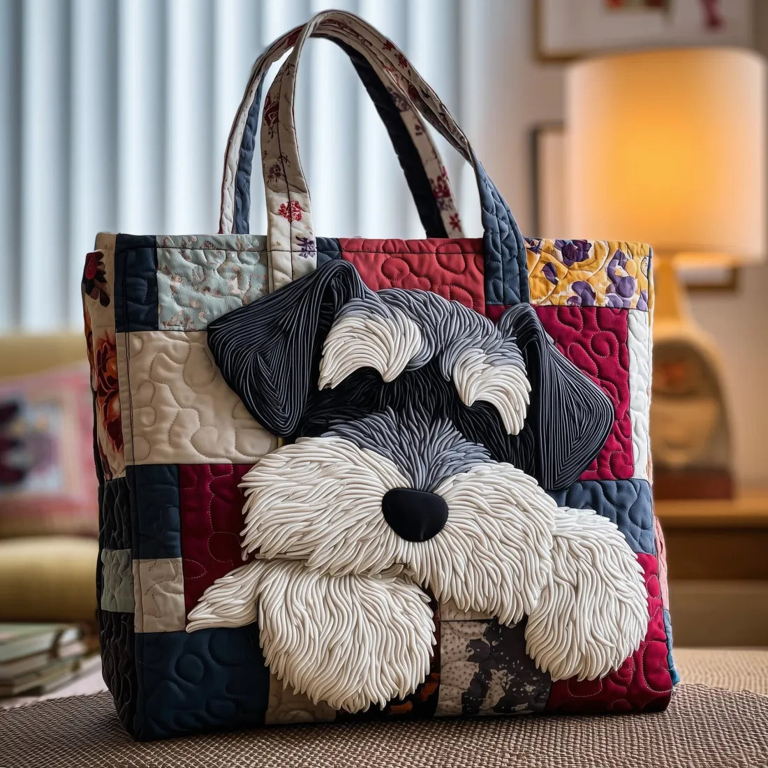 Sac cabas matelassé - Schnauzer