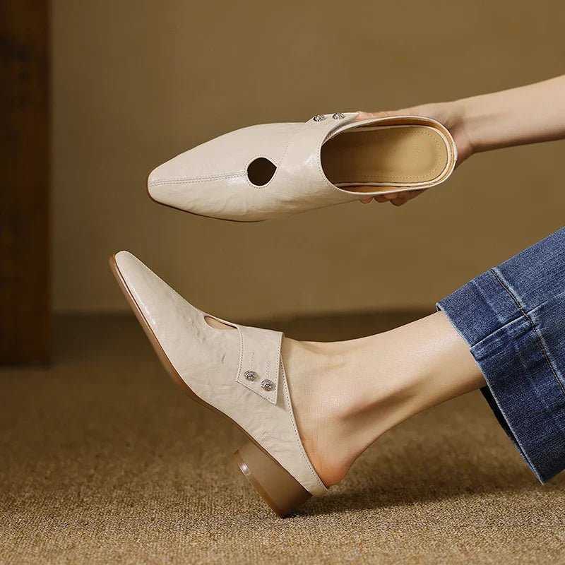 Olga | Mules en Cuir