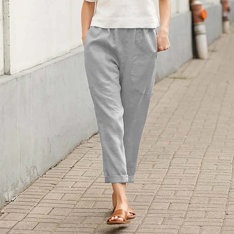 Kriza - Pantalones amplios con bolsillos