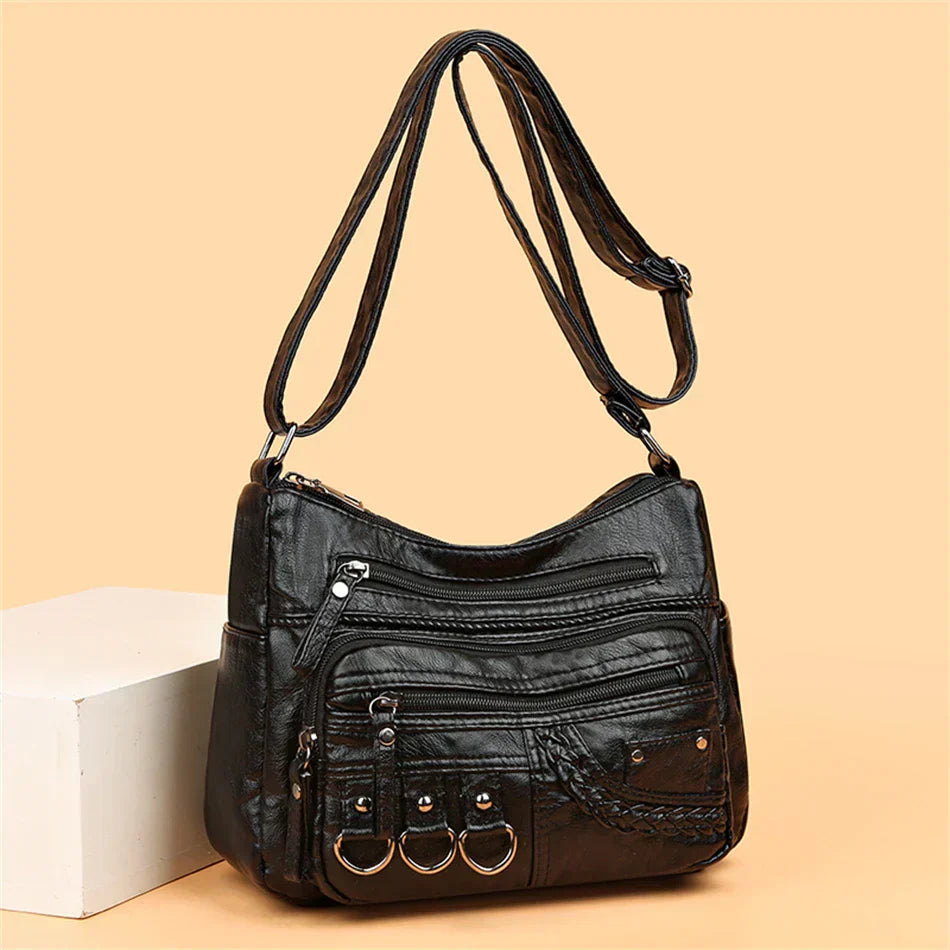 María - Bolso de hombro multibolsillos