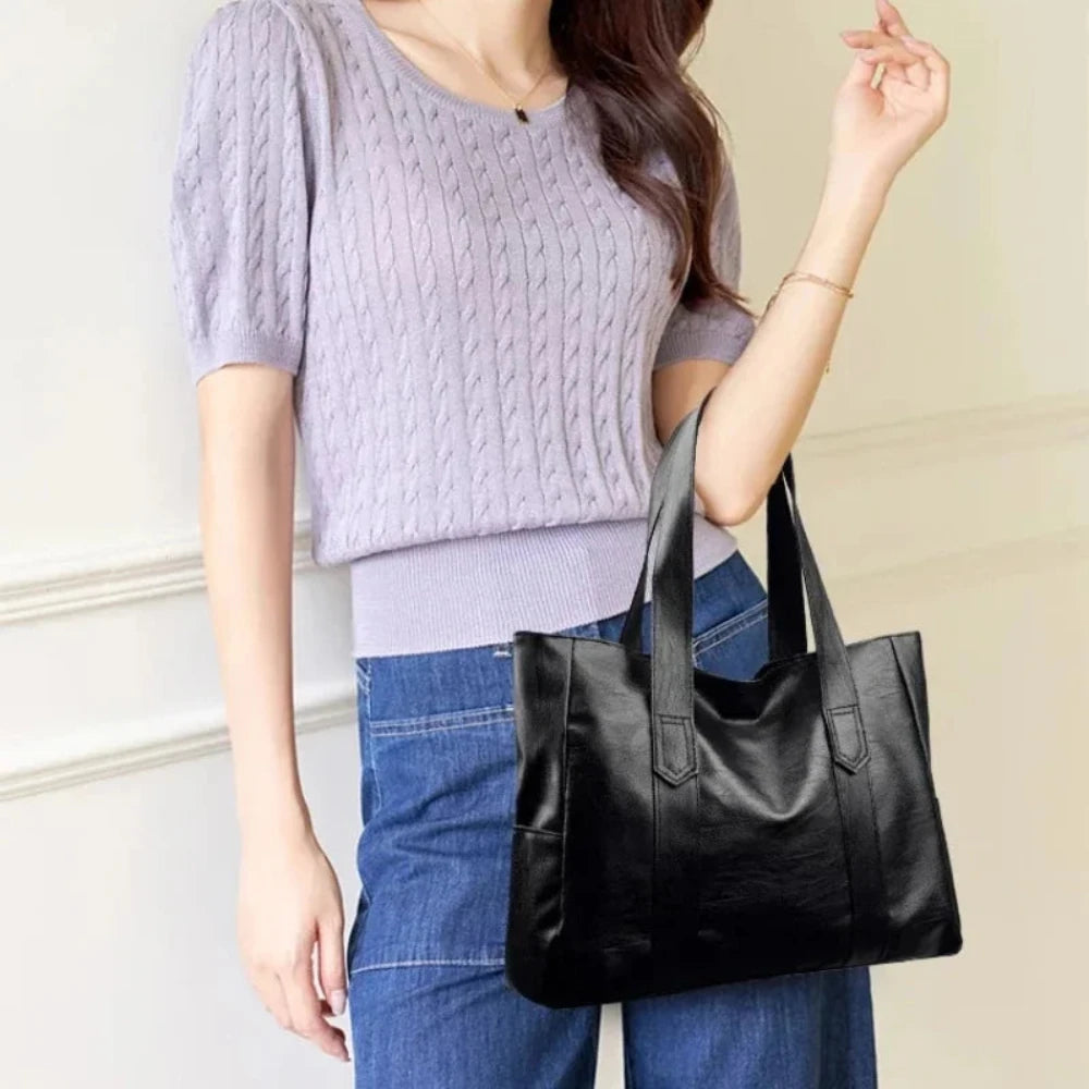 Rosa - Bolsa Tote Lujosa Minimalista