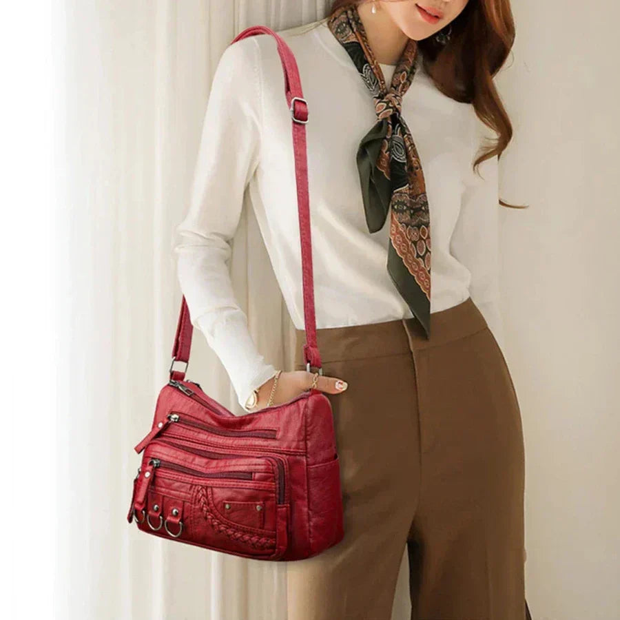 María - Bolso de hombro multibolsillos