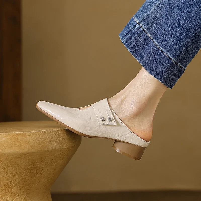 Olga | Mules en Cuir
