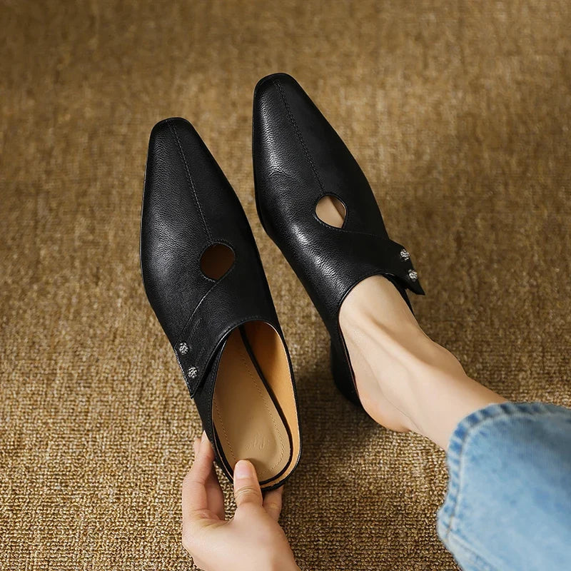 Olga | Mules en Cuir