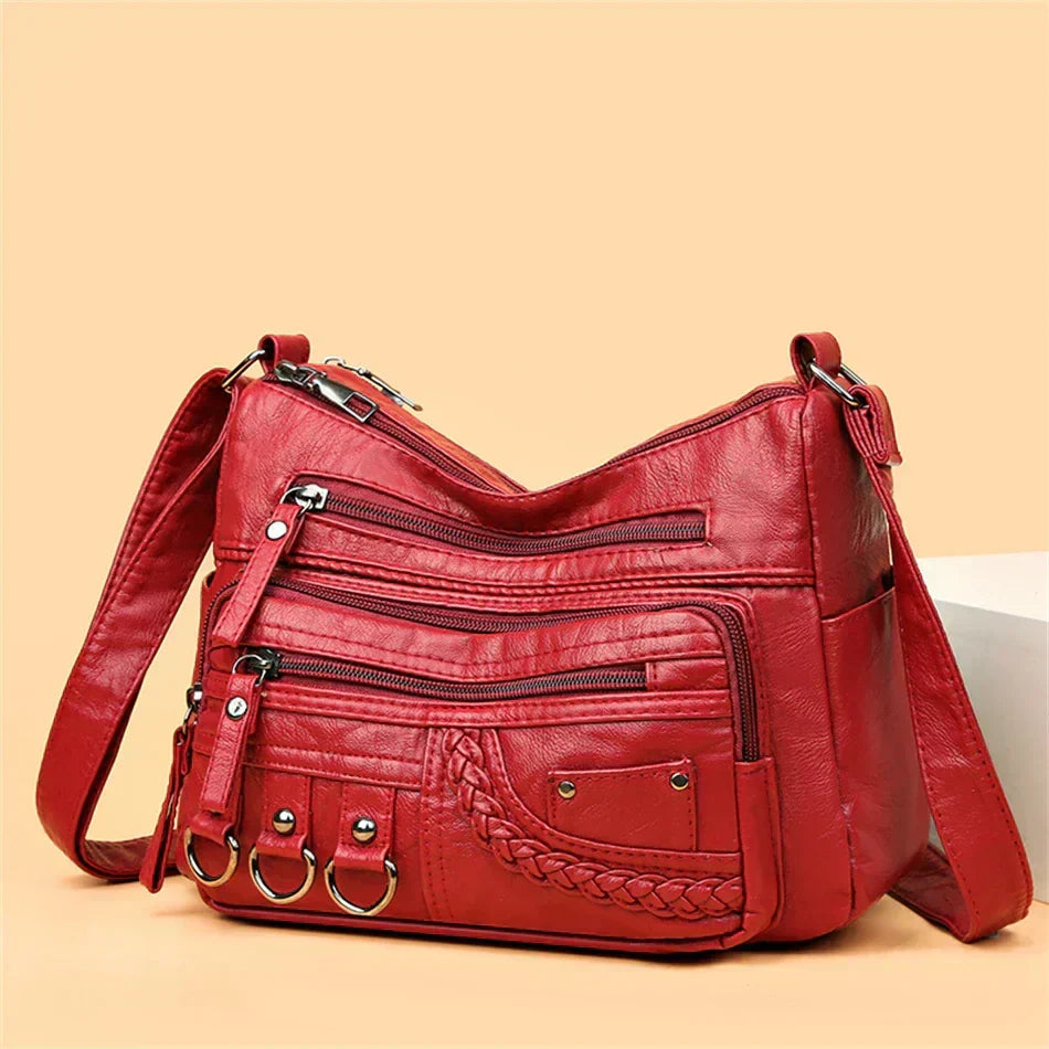 María - Bolso de hombro multibolsillos