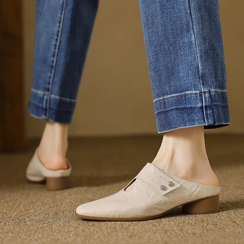 Olga | Mules en Cuir
