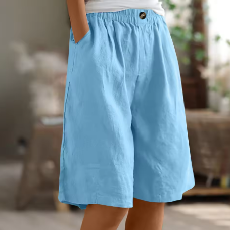 Claude - Pantalones cortos de algodón cómodos