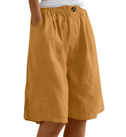 Claude - Pantalones cortos de algodón cómodos