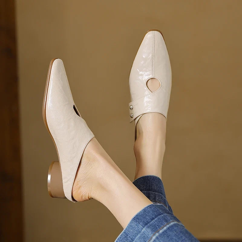 Olga | Mules en Cuir