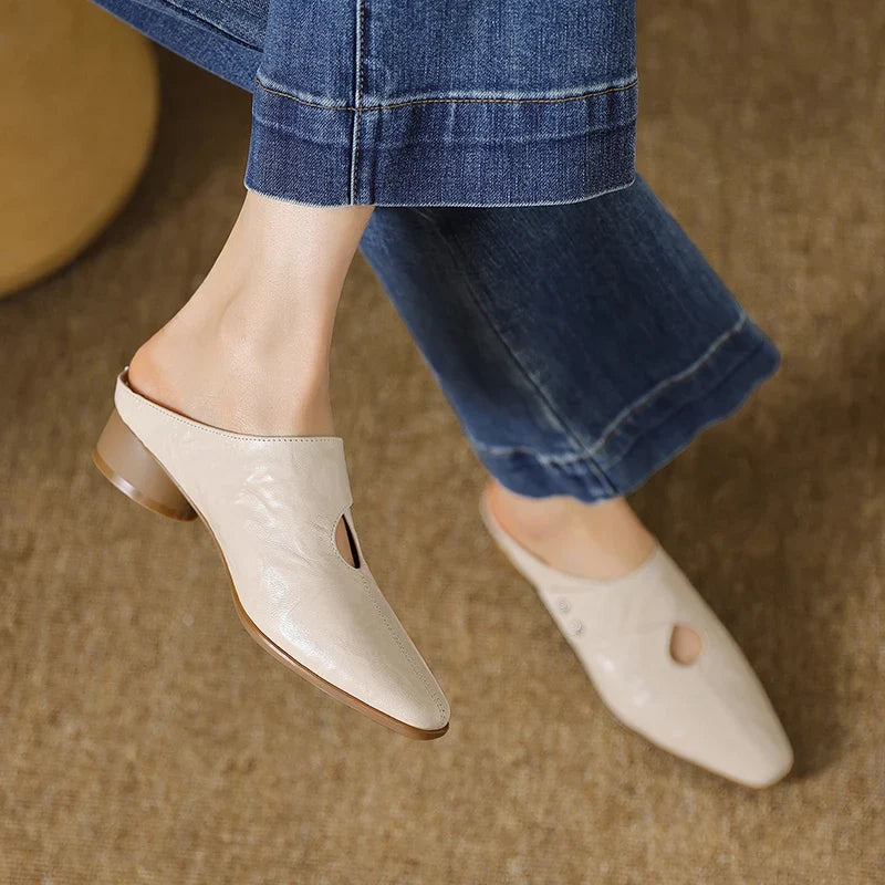 Olga | Mules en Cuir