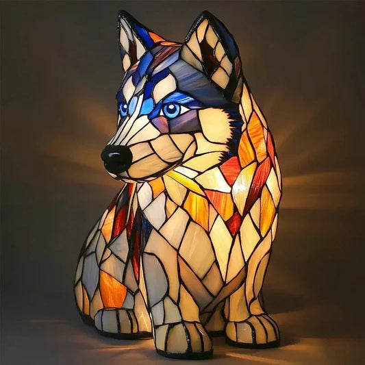Lampe lune Husky