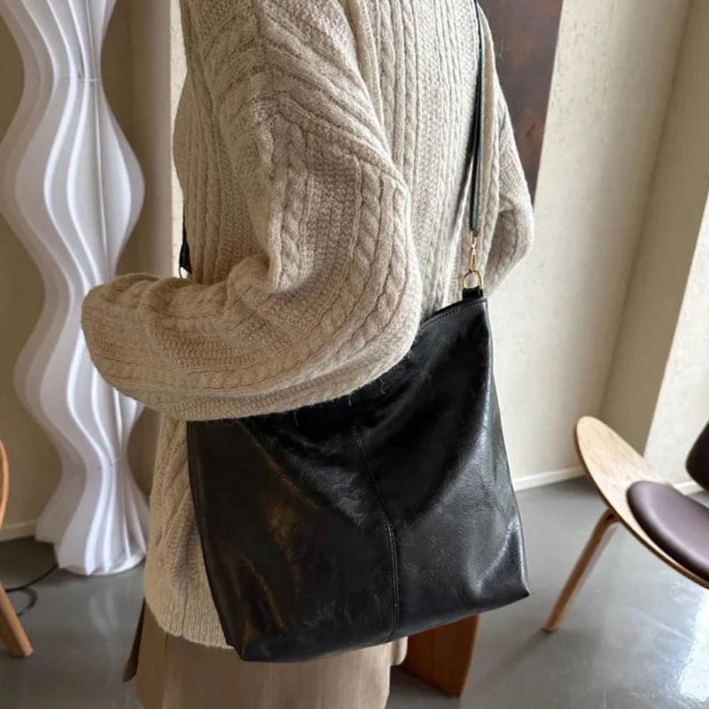 Cecilia - Bolsa de Hombro con Correa Étnica Ancha