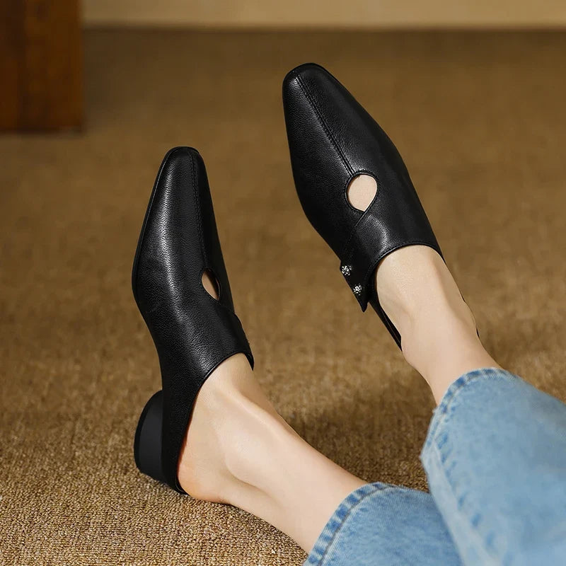 Olga | Mules en Cuir