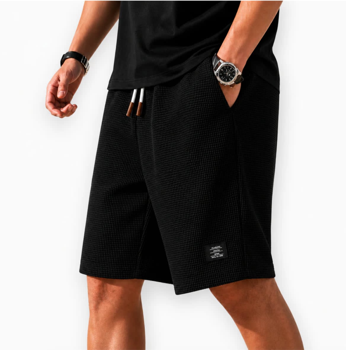 ZELORA | BERMUDA CAPRI WAFFLE