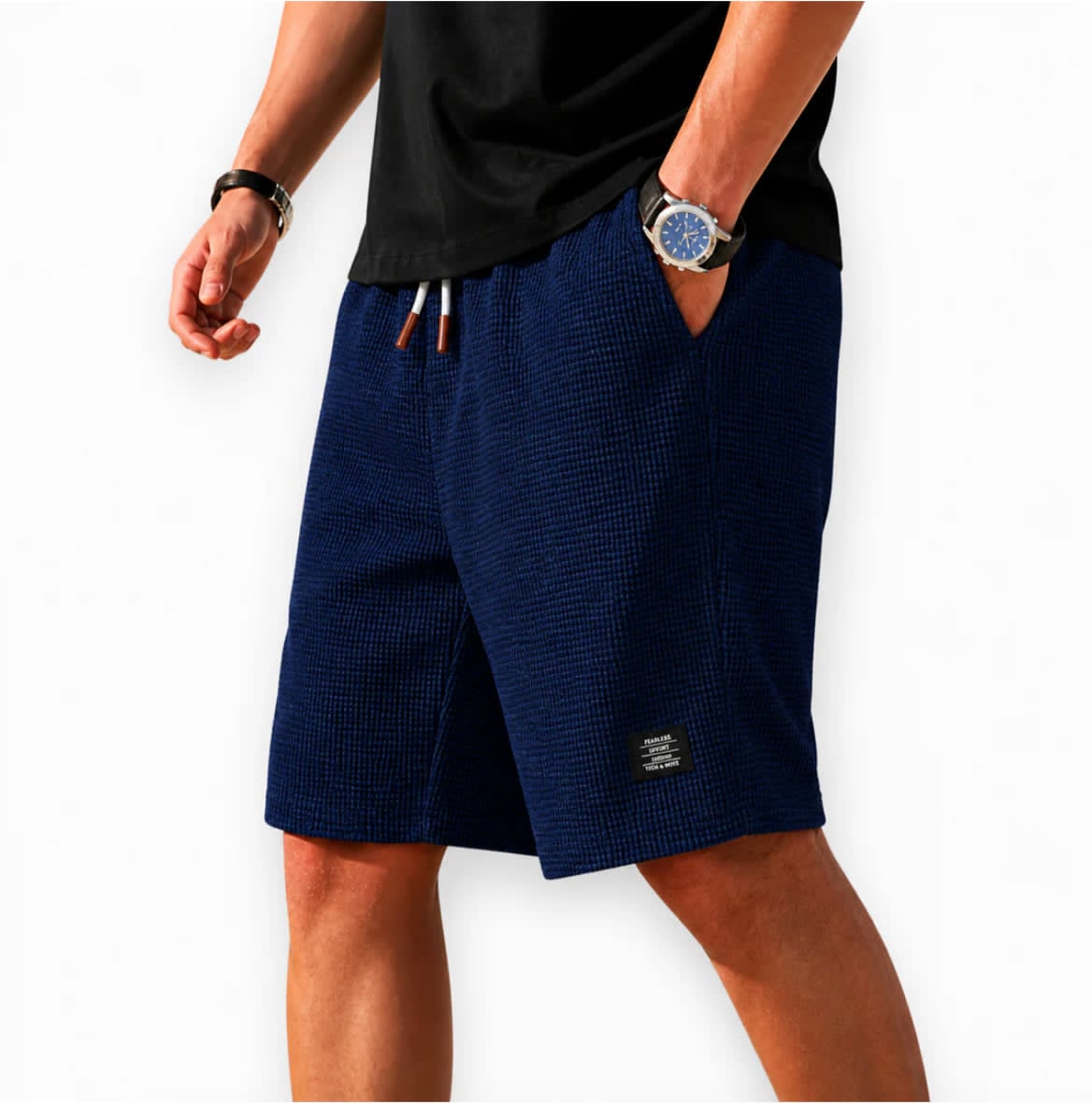 ZELORA | BERMUDA CAPRI WAFFLE