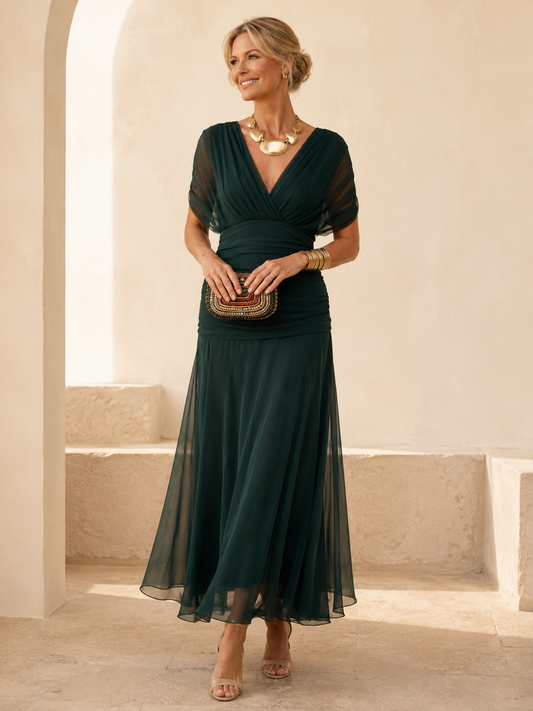 Lydia | Vestido largo con hombros descubiertos